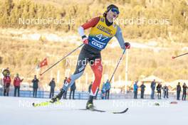 07.01.2023, Val di Fiemme, Italy (ITA): Remi Drolet (CAN) - FIS world cup cross-country, tour de ski, mass, Val di Fiemme (ITA). www.nordicfocus.com. © Modica/NordicFocus. Every downloaded picture is fee-liable.
