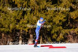 07.01.2023, Val di Fiemme, Italy (ITA): Delphine Claudel (FRA) - FIS world cup cross-country, tour de ski, mass, Val di Fiemme (ITA). www.nordicfocus.com. © Barbieri/NordicFocus. Every downloaded picture is fee-liable.
