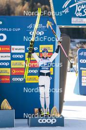 07.01.2023, Val di Fiemme, Italy (ITA): Kerttu Niskanen (FIN) - FIS world cup cross-country, tour de ski, mass, Val di Fiemme (ITA). www.nordicfocus.com. © Modica/NordicFocus. Every downloaded picture is fee-liable.