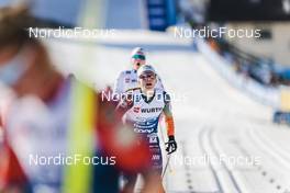 07.01.2023, Val di Fiemme, Italy (ITA): Patricija Eiduka (LAT) - FIS world cup cross-country, tour de ski, mass, Val di Fiemme (ITA). www.nordicfocus.com. © Modica/NordicFocus. Every downloaded picture is fee-liable.