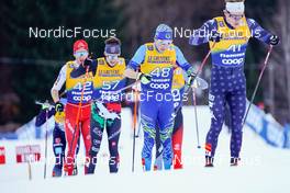 07.01.2023, Val di Fiemme, Italy (ITA): Giovanni Ticco (ITA), Nail Bashmakov (KAZ), (l-r)  - FIS world cup cross-country, tour de ski, mass, Val di Fiemme (ITA). www.nordicfocus.com. © Barbieri/NordicFocus. Every downloaded picture is fee-liable.