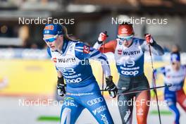 07.01.2023, Val di Fiemme, Italy (ITA): Anne Kyllonen (FIN) - FIS world cup cross-country, tour de ski, mass, Val di Fiemme (ITA). www.nordicfocus.com. © Modica/NordicFocus. Every downloaded picture is fee-liable.