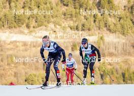 07.01.2023, Val di Fiemme, Italy (ITA): Nadine Faehndrich (SUI), Sophia Laukli (USA), Martina Di Centa (ITA), (l-r)  - FIS world cup cross-country, tour de ski, mass, Val di Fiemme (ITA). www.nordicfocus.com. © Barbieri/NordicFocus. Every downloaded picture is fee-liable.