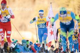 07.01.2023, Val di Fiemme, Italy (ITA): Olzhas Klimin (KAZ) - FIS world cup cross-country, tour de ski, mass, Val di Fiemme (ITA). www.nordicfocus.com. © Modica/NordicFocus. Every downloaded picture is fee-liable.