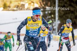 07.01.2023, Val di Fiemme, Italy (ITA): Jonas Dobler (GER) - FIS world cup cross-country, tour de ski, mass, Val di Fiemme (ITA). www.nordicfocus.com. © Modica/NordicFocus. Every downloaded picture is fee-liable.