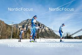 07.01.2023, Val di Fiemme, Italy (ITA): Sophia Laukli (USA), Anne Kyllonen (FIN), Eva Urevc (SLO), (l-r)  - FIS world cup cross-country, tour de ski, mass, Val di Fiemme (ITA). www.nordicfocus.com. © Modica/NordicFocus. Every downloaded picture is fee-liable.