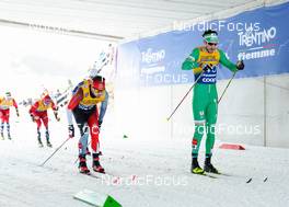 07.01.2023, Val di Fiemme, Italy (ITA): Olivier Leveille (CAN), Thomas Maloney Westgaard (IRL), (l-r)  - FIS world cup cross-country, tour de ski, mass, Val di Fiemme (ITA). www.nordicfocus.com. © Barbieri/NordicFocus. Every downloaded picture is fee-liable.