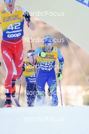 07.01.2023, Val di Fiemme, Italy (ITA): Nail Bashmakov (KAZ) - FIS world cup cross-country, tour de ski, mass, Val di Fiemme (ITA). www.nordicfocus.com. © Barbieri/NordicFocus. Every downloaded picture is fee-liable.