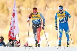 07.01.2023, Val di Fiemme, Italy (ITA): Samuel Gary Hendry (CAN) - FIS world cup cross-country, tour de ski, mass, Val di Fiemme (ITA). www.nordicfocus.com. © Modica/NordicFocus. Every downloaded picture is fee-liable.