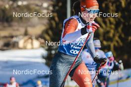 07.01.2023, Val di Fiemme, Italy (ITA): Katherine Stewart-Jones (CAN) - FIS world cup cross-country, tour de ski, mass, Val di Fiemme (ITA). www.nordicfocus.com. © Modica/NordicFocus. Every downloaded picture is fee-liable.