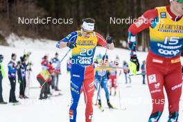 07.01.2023, Val di Fiemme, Italy (ITA): Clement Parisse (FRA) - FIS world cup cross-country, tour de ski, mass, Val di Fiemme (ITA). www.nordicfocus.com. © Modica/NordicFocus. Every downloaded picture is fee-liable.