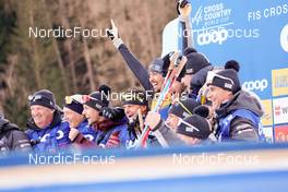 07.01.2023, Val di Fiemme, Italy (ITA): Francesco De Fabiani (ITA) - FIS world cup cross-country, tour de ski, mass, Val di Fiemme (ITA). www.nordicfocus.com. © Barbieri/NordicFocus. Every downloaded picture is fee-liable.
