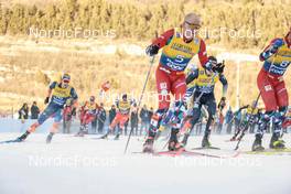 07.01.2023, Val di Fiemme, Italy (ITA): Andrew Musgrave (GBR) - FIS world cup cross-country, tour de ski, mass, Val di Fiemme (ITA). www.nordicfocus.com. © Modica/NordicFocus. Every downloaded picture is fee-liable.