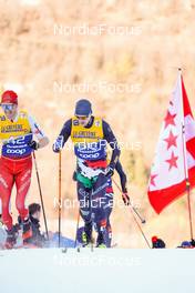 07.01.2023, Val di Fiemme, Italy (ITA): Candide Pralong (SUI), Davide Graz (ITA), (l-r)  - FIS world cup cross-country, tour de ski, mass, Val di Fiemme (ITA). www.nordicfocus.com. © Barbieri/NordicFocus. Every downloaded picture is fee-liable.
