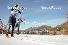 07.01.2023, Val di Fiemme, Italy (ITA): Pia Fink (GER), Laura Gimmler (GER), (l-r)  - FIS world cup cross-country, tour de ski, mass, Val di Fiemme (ITA). www.nordicfocus.com. © Barbieri/NordicFocus. Every downloaded picture is fee-liable.
