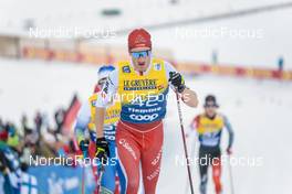 07.01.2023, Val di Fiemme, Italy (ITA): Candide Pralong (SUI) - FIS world cup cross-country, tour de ski, mass, Val di Fiemme (ITA). www.nordicfocus.com. © Modica/NordicFocus. Every downloaded picture is fee-liable.