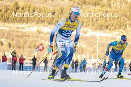 07.01.2023, Val di Fiemme, Italy (ITA): Oskar Svensson (SWE) - FIS world cup cross-country, tour de ski, mass, Val di Fiemme (ITA). www.nordicfocus.com. © Modica/NordicFocus. Every downloaded picture is fee-liable.