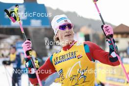 07.01.2023, Val di Fiemme, Italy (ITA): Johannes Hoesflot Klaebo (NOR) - FIS world cup cross-country, tour de ski, mass, Val di Fiemme (ITA). www.nordicfocus.com. © Modica/NordicFocus. Every downloaded picture is fee-liable.