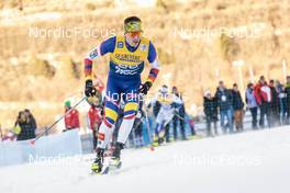 07.01.2023, Val di Fiemme, Italy (ITA): Ireneu Esteve Altimiras (AND) - FIS world cup cross-country, tour de ski, mass, Val di Fiemme (ITA). www.nordicfocus.com. © Modica/NordicFocus. Every downloaded picture is fee-liable.
