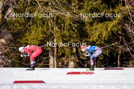 07.01.2023, Val di Fiemme, Italy (ITA): (l-r)  - FIS world cup cross-country, tour de ski, mass, Val di Fiemme (ITA). www.nordicfocus.com. © Barbieri/NordicFocus. Every downloaded picture is fee-liable.