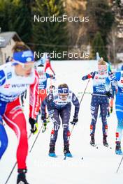 07.01.2023, Val di Fiemme, Italy (ITA): Alayna Sonnesyn (USA) - FIS world cup cross-country, tour de ski, mass, Val di Fiemme (ITA). www.nordicfocus.com. © Barbieri/NordicFocus. Every downloaded picture is fee-liable.