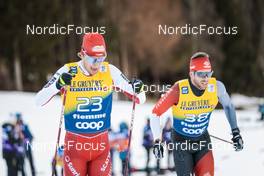 07.01.2023, Val di Fiemme, Italy (ITA): Beda Klee (SUI) - FIS world cup cross-country, tour de ski, mass, Val di Fiemme (ITA). www.nordicfocus.com. © Modica/NordicFocus. Every downloaded picture is fee-liable.