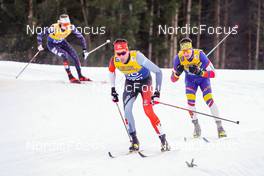 07.01.2023, Val di Fiemme, Italy (ITA): Samuel Gary Hendry (CAN), Ireneu Esteve Altimiras (AND), (l-r)  - FIS world cup cross-country, tour de ski, mass, Val di Fiemme (ITA). www.nordicfocus.com. © Barbieri/NordicFocus. Every downloaded picture is fee-liable.