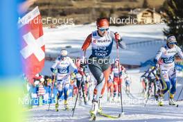 07.01.2023, Val di Fiemme, Italy (ITA): Katherine Stewart-Jones (CAN) - FIS world cup cross-country, tour de ski, mass, Val di Fiemme (ITA). www.nordicfocus.com. © Modica/NordicFocus. Every downloaded picture is fee-liable.