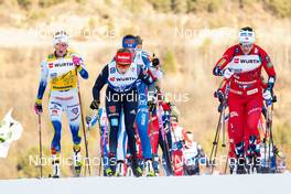 07.01.2023, Val di Fiemme, Italy (ITA): Frida Karlsson (SWE), Katharina Hennig (GER), Tiril Udnes Weng (NOR), (l-r)  - FIS world cup cross-country, tour de ski, mass, Val di Fiemme (ITA). www.nordicfocus.com. © Barbieri/NordicFocus. Every downloaded picture is fee-liable.