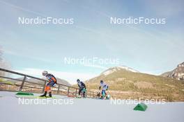 07.01.2023, Val di Fiemme, Italy (ITA): Katerina Janatova (CZE), Cristina Pittin (ITA), Pia Fink (GER), Patricija Eiduka (LAT), Moa Ilar (SWE), (l-r)  - FIS world cup cross-country, tour de ski, mass, Val di Fiemme (ITA). www.nordicfocus.com. © Barbieri/NordicFocus. Every downloaded picture is fee-liable.