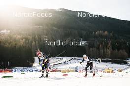 07.01.2023, Val di Fiemme, Italy (ITA): Laura Gimmler (GER), Pia Fink (GER), (l-r)  - FIS world cup cross-country, tour de ski, mass, Val di Fiemme (ITA). www.nordicfocus.com. © Modica/NordicFocus. Every downloaded picture is fee-liable.