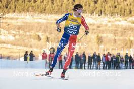 07.01.2023, Val di Fiemme, Italy (ITA): Hugo Lapalus (FRA) - FIS world cup cross-country, tour de ski, mass, Val di Fiemme (ITA). www.nordicfocus.com. © Modica/NordicFocus. Every downloaded picture is fee-liable.