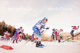 07.01.2023, Val di Fiemme, Italy (ITA): Juliette Ducordeau (FRA), Eva Urevc (SLO), Katerina Razymova (CZE), Caterina Ganz (ITA), Teresa Stadlober (AUT), Katherine Stewart-Jones (CAN), (l-r)  - FIS world cup cross-country, tour de ski, mass, Val di Fiemme (ITA). www.nordicfocus.com. © Barbieri/NordicFocus. Every downloaded picture is fee-liable.