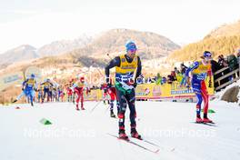 07.01.2023, Val di Fiemme, Italy (ITA): Federico Pellegrino (ITA) - FIS world cup cross-country, tour de ski, mass, Val di Fiemme (ITA). www.nordicfocus.com. © Barbieri/NordicFocus. Every downloaded picture is fee-liable.