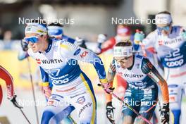 07.01.2023, Val di Fiemme, Italy (ITA): Anna Dyvik (SWE) - FIS world cup cross-country, tour de ski, mass, Val di Fiemme (ITA). www.nordicfocus.com. © Modica/NordicFocus. Every downloaded picture is fee-liable.