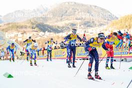 07.01.2023, Val di Fiemme, Italy (ITA): Scott Patterson (USA) - FIS world cup cross-country, tour de ski, mass, Val di Fiemme (ITA). www.nordicfocus.com. © Barbieri/NordicFocus. Every downloaded picture is fee-liable.