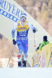 07.01.2023, Val di Fiemme, Italy (ITA): Olzhas Klimin (KAZ) - FIS world cup cross-country, tour de ski, mass, Val di Fiemme (ITA). www.nordicfocus.com. © Barbieri/NordicFocus. Every downloaded picture is fee-liable.