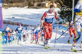 07.01.2023, Val di Fiemme, Italy (ITA): Astrid Oeyre Slind (NOR) - FIS world cup cross-country, tour de ski, mass, Val di Fiemme (ITA). www.nordicfocus.com. © Modica/NordicFocus. Every downloaded picture is fee-liable.