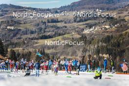 07.01.2023, Val di Fiemme, Italy (ITA): Womens race - FIS world cup cross-country, tour de ski, mass, Val di Fiemme (ITA). www.nordicfocus.com. © Modica/NordicFocus. Every downloaded picture is fee-liable.