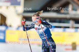 07.01.2023, Val di Fiemme, Italy (ITA): Sophia Laukli (USA) - FIS world cup cross-country, tour de ski, mass, Val di Fiemme (ITA). www.nordicfocus.com. © Modica/NordicFocus. Every downloaded picture is fee-liable.