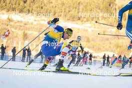 07.01.2023, Val di Fiemme, Italy (ITA): Ireneu Esteve Altimiras (AND) - FIS world cup cross-country, tour de ski, mass, Val di Fiemme (ITA). www.nordicfocus.com. © Modica/NordicFocus. Every downloaded picture is fee-liable.