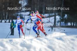 07.01.2023, Val di Fiemme, Italy (ITA): Juliette Ducordeau (FRA) - FIS world cup cross-country, tour de ski, mass, Val di Fiemme (ITA). www.nordicfocus.com. © Modica/NordicFocus. Every downloaded picture is fee-liable.