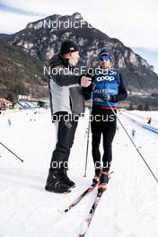 05.01.2023, Val di Fiemme, Italy (ITA): Federico Pellegrino (ITA) - FIS world cup cross-country, tour de ski, training, Val di Fiemme (ITA). www.nordicfocus.com. © Modica/NordicFocus. Every downloaded picture is fee-liable.