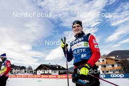 05.01.2023, Val di Fiemme, Italy (ITA): Jules Chappaz (FRA) - FIS world cup cross-country, tour de ski, training, Val di Fiemme (ITA). www.nordicfocus.com. © Modica/NordicFocus. Every downloaded picture is fee-liable.