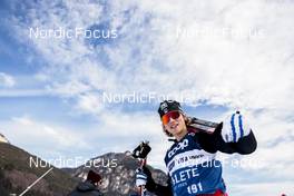 05.01.2023, Val di Fiemme, Italy (ITA): Gus Schumacher (USA) - FIS world cup cross-country, tour de ski, training, Val di Fiemme (ITA). www.nordicfocus.com. © Modica/NordicFocus. Every downloaded picture is fee-liable.