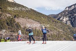 05.01.2023, Val di Fiemme, Italy (ITA): Julia Kern (USA) - FIS world cup cross-country, tour de ski, training, Val di Fiemme (ITA). www.nordicfocus.com. © Barbieri/NordicFocus. Every downloaded picture is fee-liable.