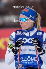 05.01.2023, Val di Fiemme, Italy (ITA): Anne Kyllonen (FIN) - FIS world cup cross-country, tour de ski, training, Val di Fiemme (ITA). www.nordicfocus.com. © Barbieri/NordicFocus. Every downloaded picture is fee-liable.