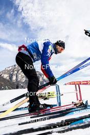 05.01.2023, Val di Fiemme, Italy (ITA): Richard Jouve (FRA) - FIS world cup cross-country, tour de ski, training, Val di Fiemme (ITA). www.nordicfocus.com. © Modica/NordicFocus. Every downloaded picture is fee-liable.