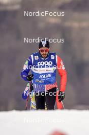 05.01.2023, Val di Fiemme, Italy (ITA): Richard Jouve (FRA) - FIS world cup cross-country, tour de ski, training, Val di Fiemme (ITA). www.nordicfocus.com. © Barbieri/NordicFocus. Every downloaded picture is fee-liable.