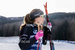 05.01.2023, Val di Fiemme, Italy (ITA): Rosie Brennan (USA) - FIS world cup cross-country, tour de ski, training, Val di Fiemme (ITA). www.nordicfocus.com. © Modica/NordicFocus. Every downloaded picture is fee-liable.